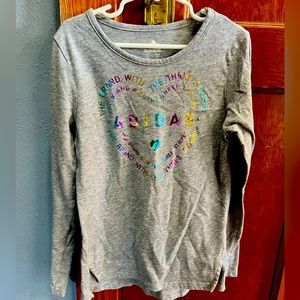 Girls lone sleeve tee size 7/8